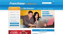 Desktop Screenshot of franchisesforsale.com